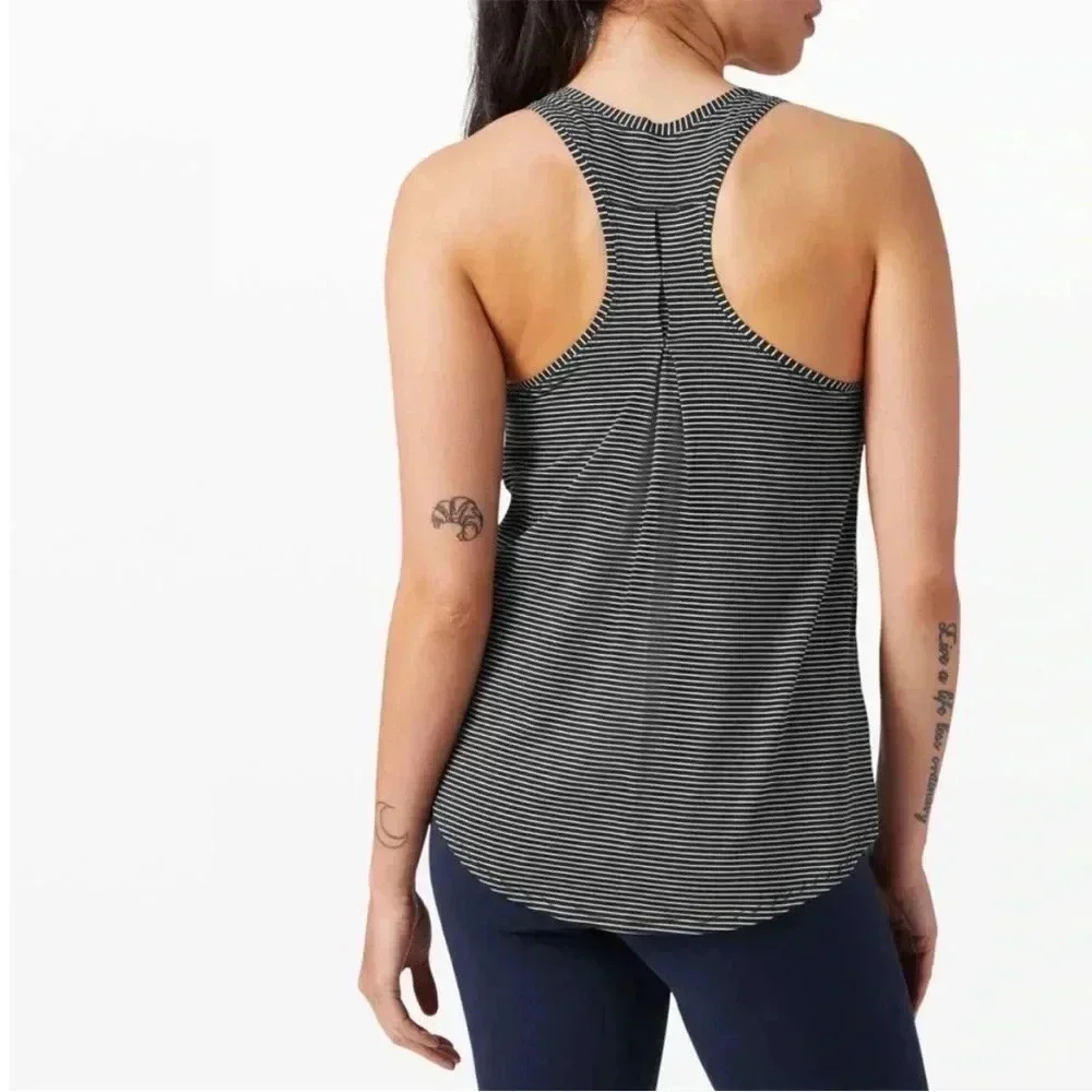 Lululemon Tank Stripped Black